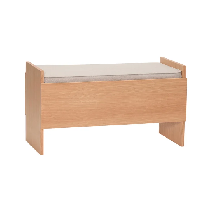 Forma Bench, natural from Hübsch Interior