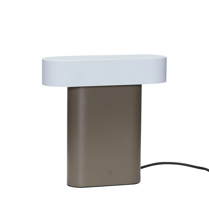 Sleek Table lamp, brown / light gray from Hübsch Interior