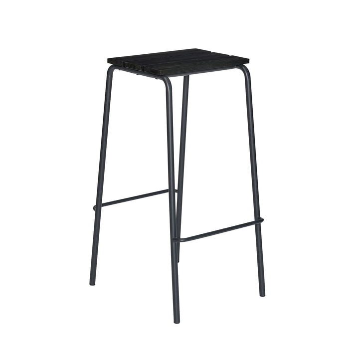 Stilt bar stool, black from Hübsch Interior