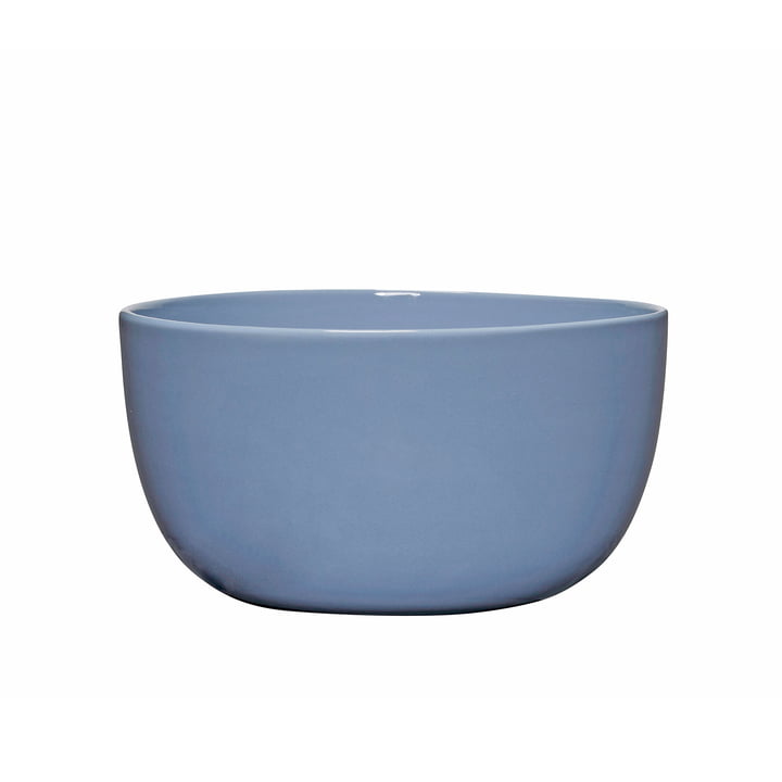 Amare bowl, large, light blue by Hübsch Interior