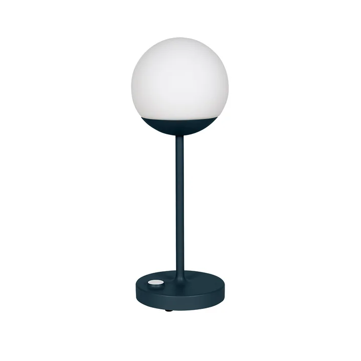 Fermob - Mooon! Max Rechargeable LED light, H 41 cm, acapulcoblue (indoor)