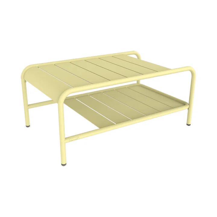 Fermob - Luxembourg low table, 90 x 55 cm, lemon sorbet
