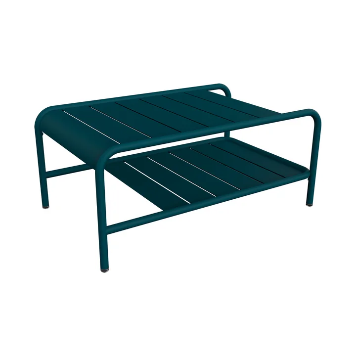 Fermob - Luxembourg low table, 90 x 55 cm, acapulco blue