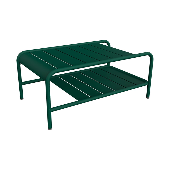 Fermob - Luxembourg low table, 90 x 55 cm, cedar green