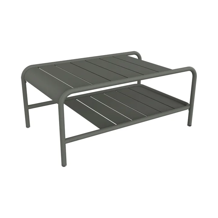 Fermob - Luxembourg low table, 90 x 55 cm, rosemary