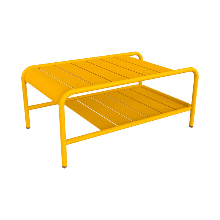 Fermob - Luxembourg low table, 90 x 55 cm, honey
