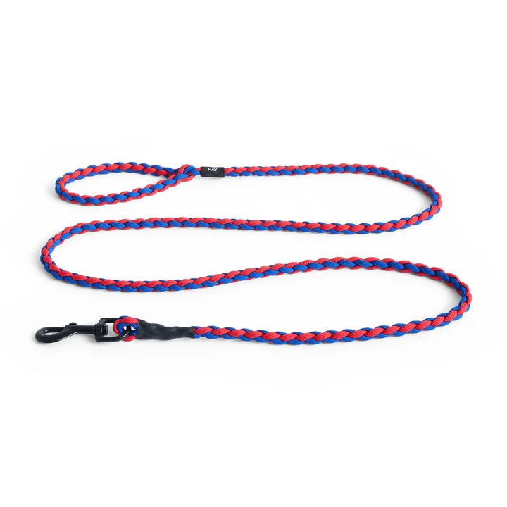 HAY - Dogs Dog lead, braided, red / blue