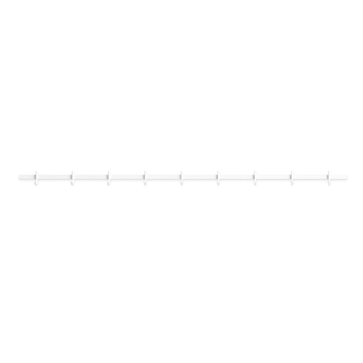 String - Relief Hook rail, large, W 123 cm, white