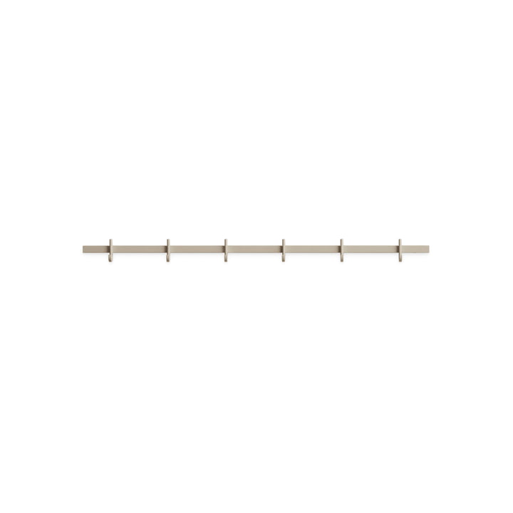 String - Relief Hook rail, medium, W 82 cm, beige