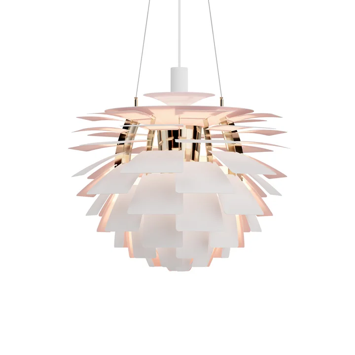 Louis Poulsen - PH Artichoke Ø 60 cm, matt white / pale rose (150th anniversary edition)