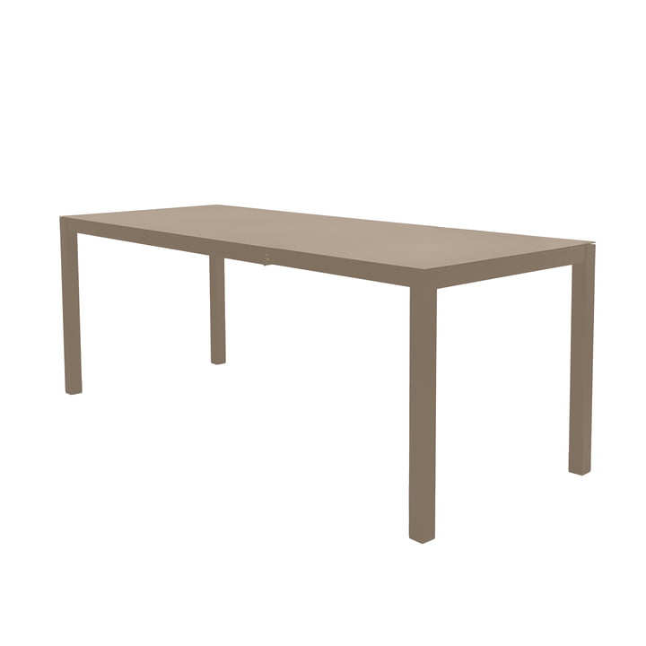 Fiam - Aria Extendable table, 140 / 200 x 80 cm, taupe