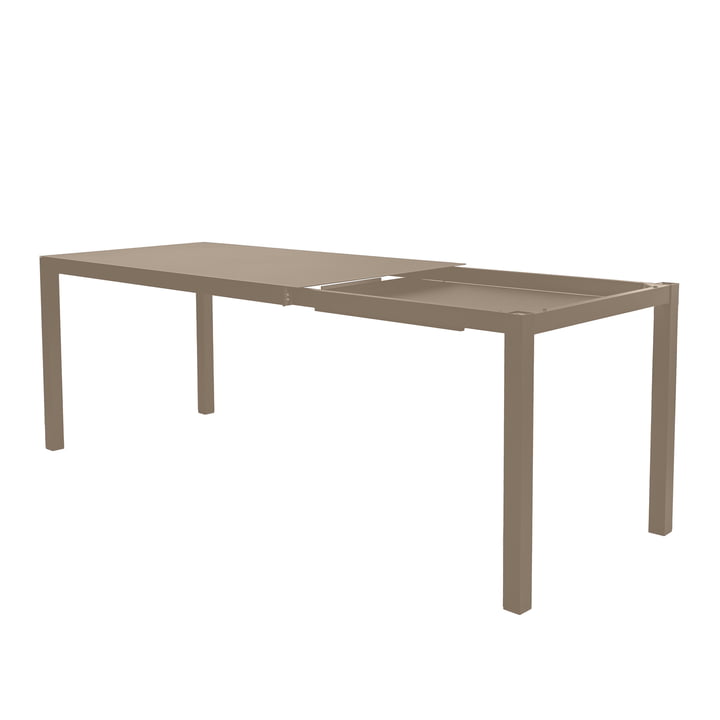 Fiam - Aria Extendable table, 140 / 200 x 80 cm, taupe