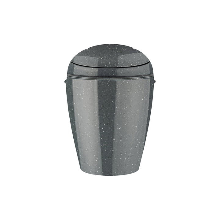 Koziol - DEL Swing top bin XS, 2L, recycled ash grey