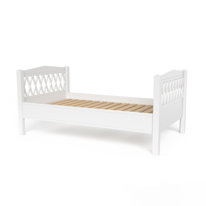 Cam Cam Copenhagen - Harlequin Junior bed, 100 x 160 cm, white