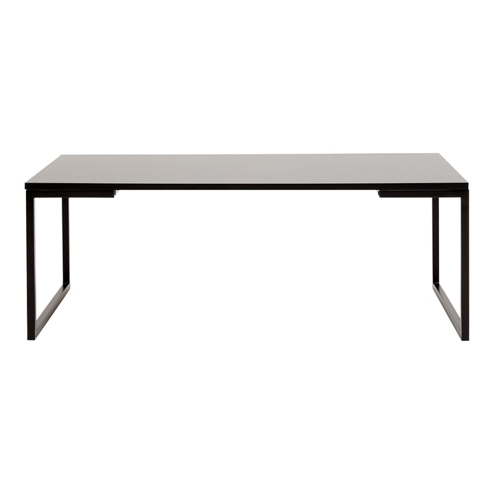 Mirror Coffee table, large, black lacquered by Softline