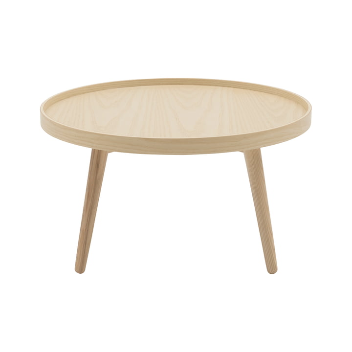 Alma Side table, large, lacquered ash by Softline
