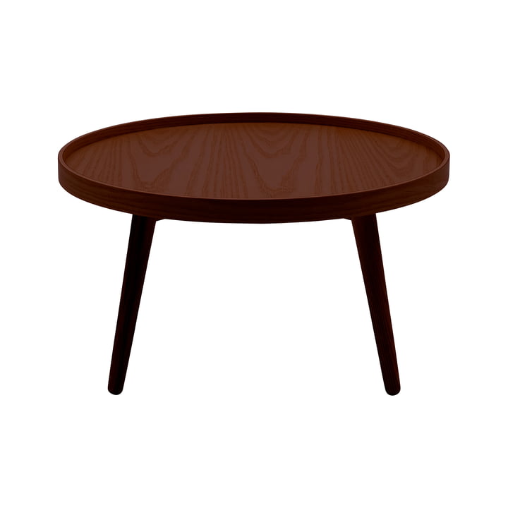 Alma Side table, large, walnut lacquered by Softline