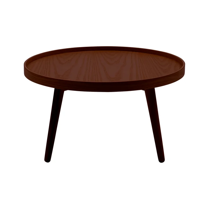 Alma Side table, large, walnut lacquered by Softline