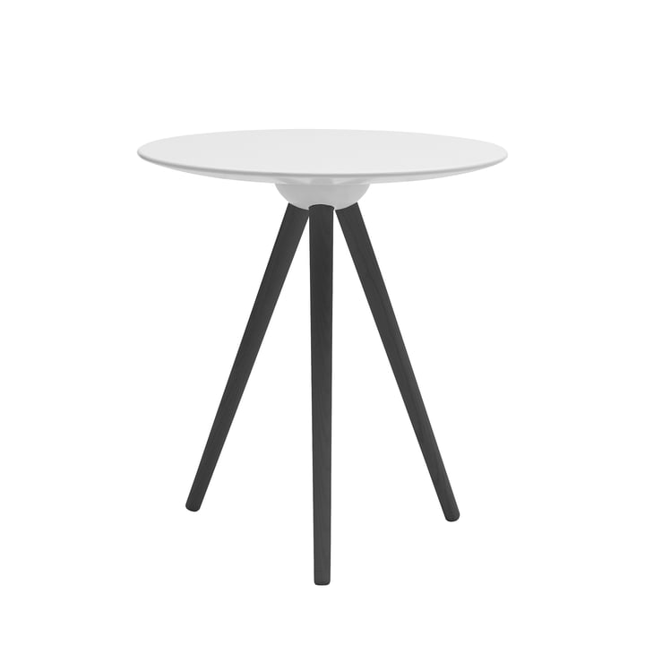 Circoe Side table, black / white lacquered by Softline