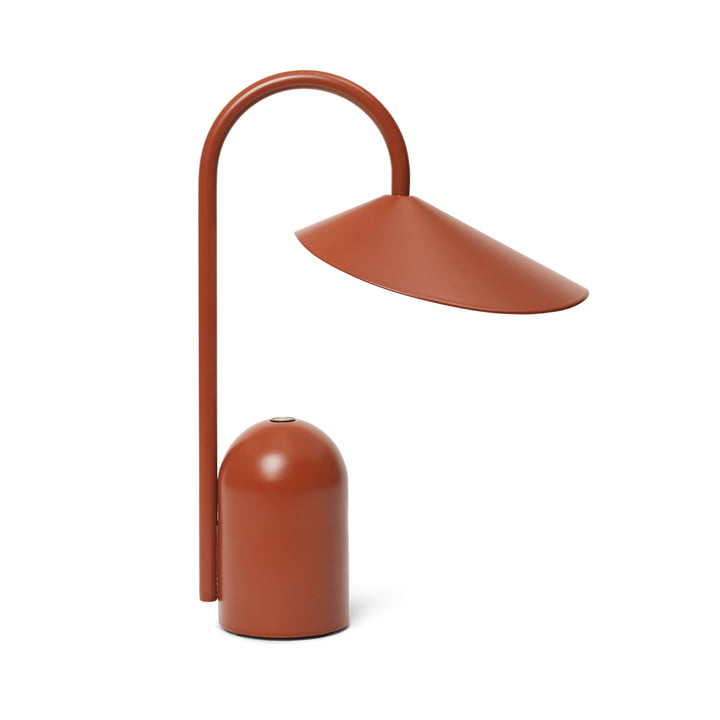 Arum Rechargeable LED table lamp, red by ferm Living
