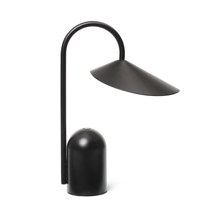 Arum Rechargeable LED table lamp, black by ferm Living