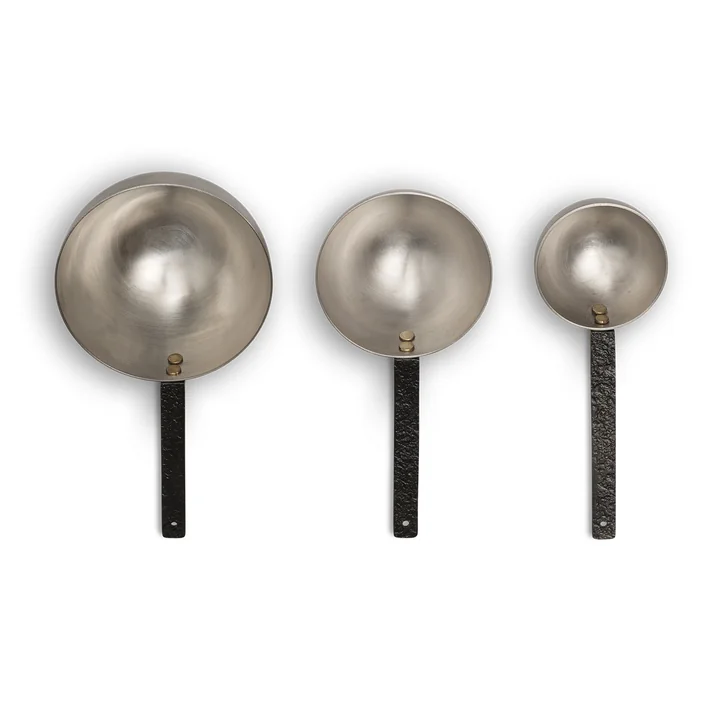 Obra measuring spoon (set of 3), stainless steel by Ferm Living
