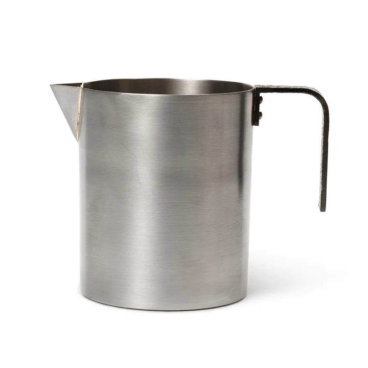 Obra Milk jug, stainless steel by Ferm Living