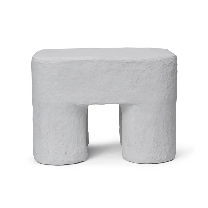 Podo Stool, white by Ferm Living