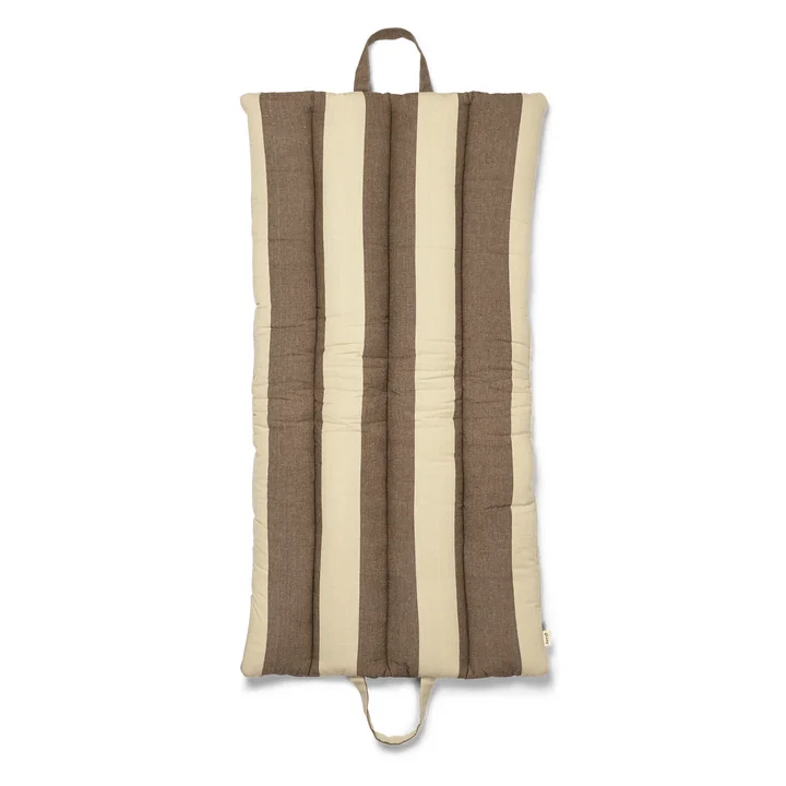 Strand Folding mat, brown/beige from Ferm Living