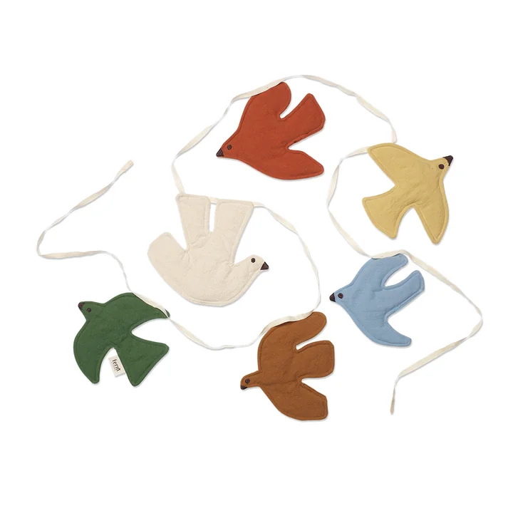 Swif Bird Garland, multicolor from Ferm Living