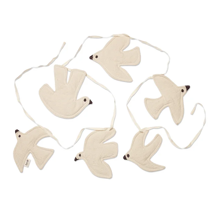 Swif Bird Garland, natural by Ferm Living