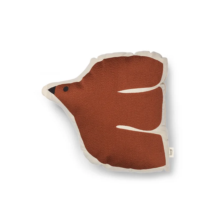 Swif Bird Cushion, baked clay from Ferm Living