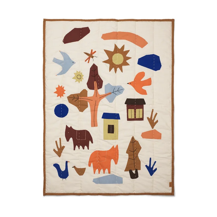 Village quilt from Ferm Living