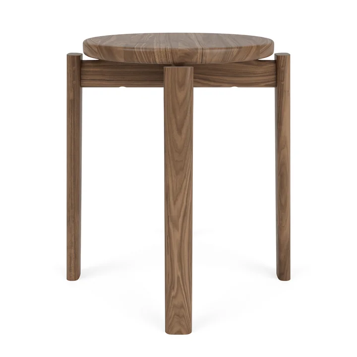 Passage Stool, walnut from Audo