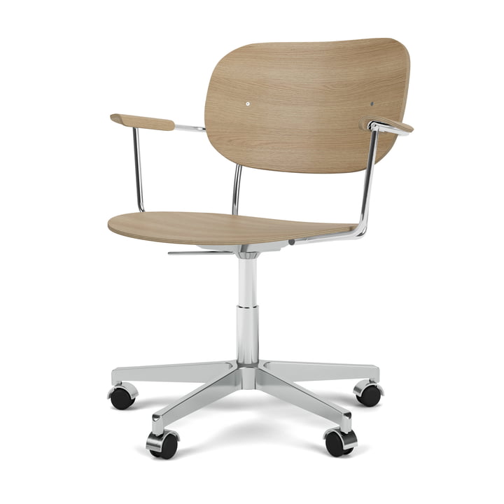 Co Task Chair with armrests, oak from Audo