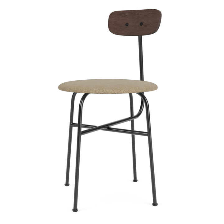 Afteroom Chair, dark oak / black, beige (fabric Audo Bouclé 02) from Audo