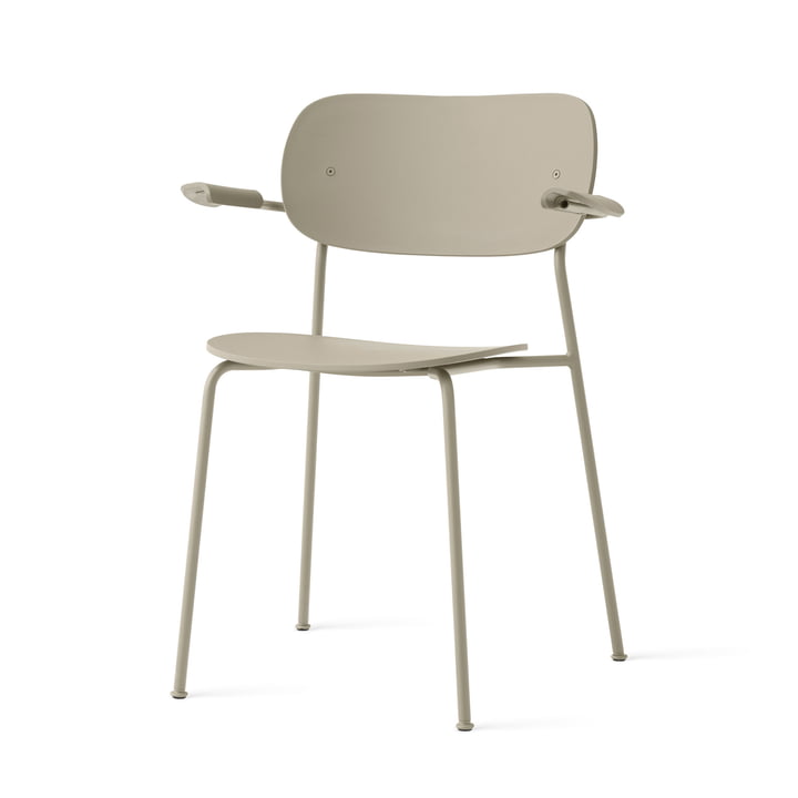 Co Dining Plastic Outdoor Armchair, olive from Audo