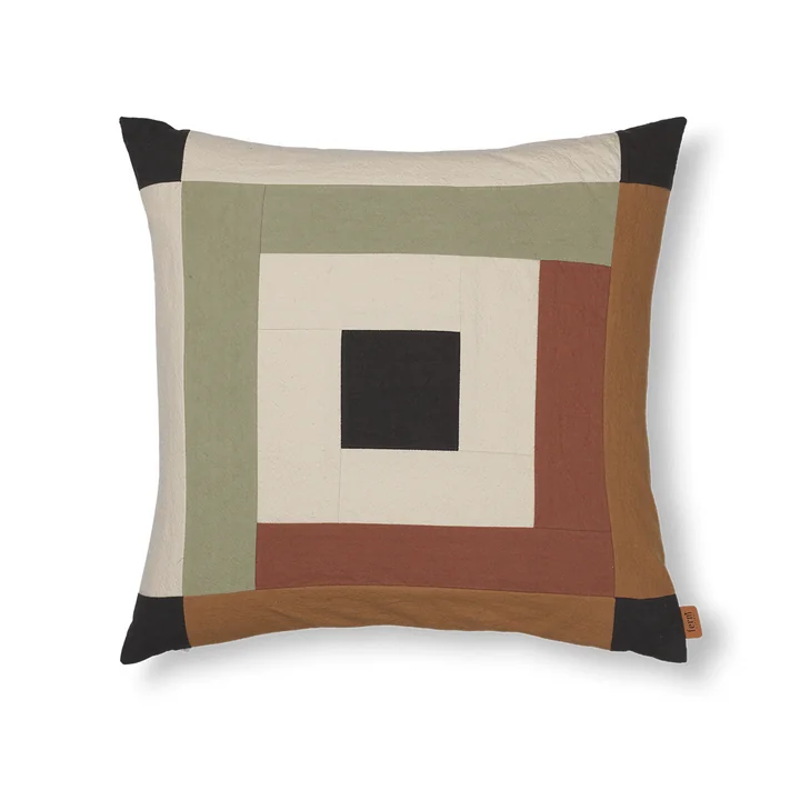 Border Patchwork cushion from Ferm Living