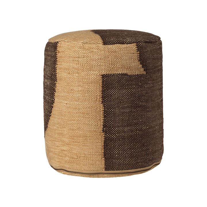 Forene Cylinder Pouf from ferm Living