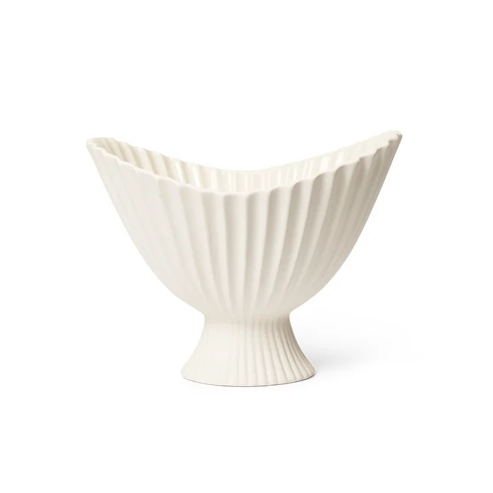 Fountain Decorative bowl, medium, off-white by Ferm Living
