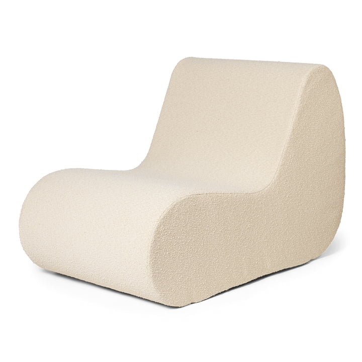 Rouli Center Modul Armchair, off-white (Pure Bouclé) by ferm Living