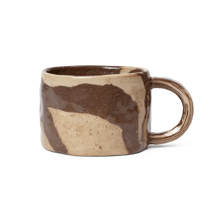 Ryu Cup, 20 cl, sand / brown by Ferm Living