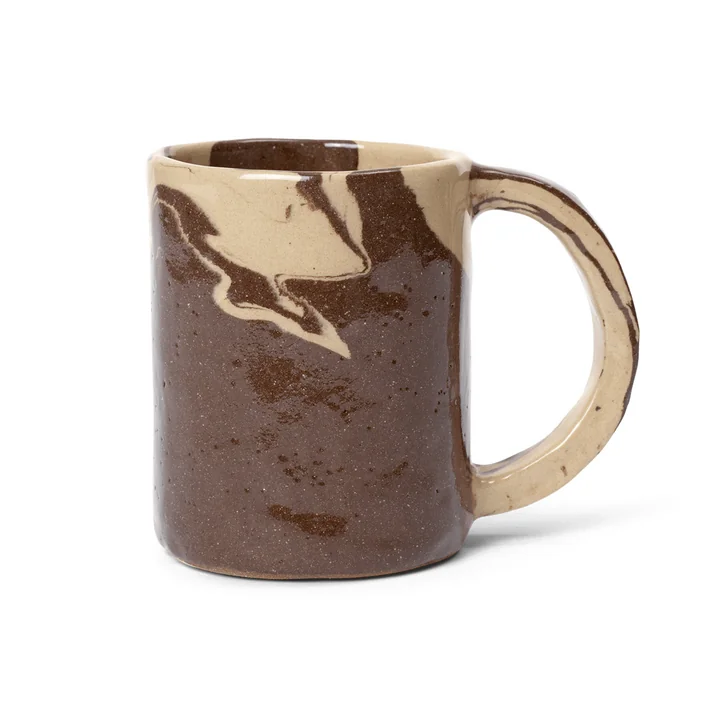 Ryu Cup, 30 cl, sand / brown by Ferm Living