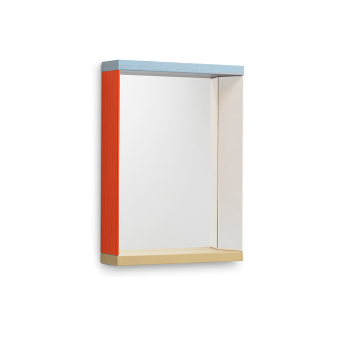 Colour Frame Mirror, small, blue / orange from Vitra