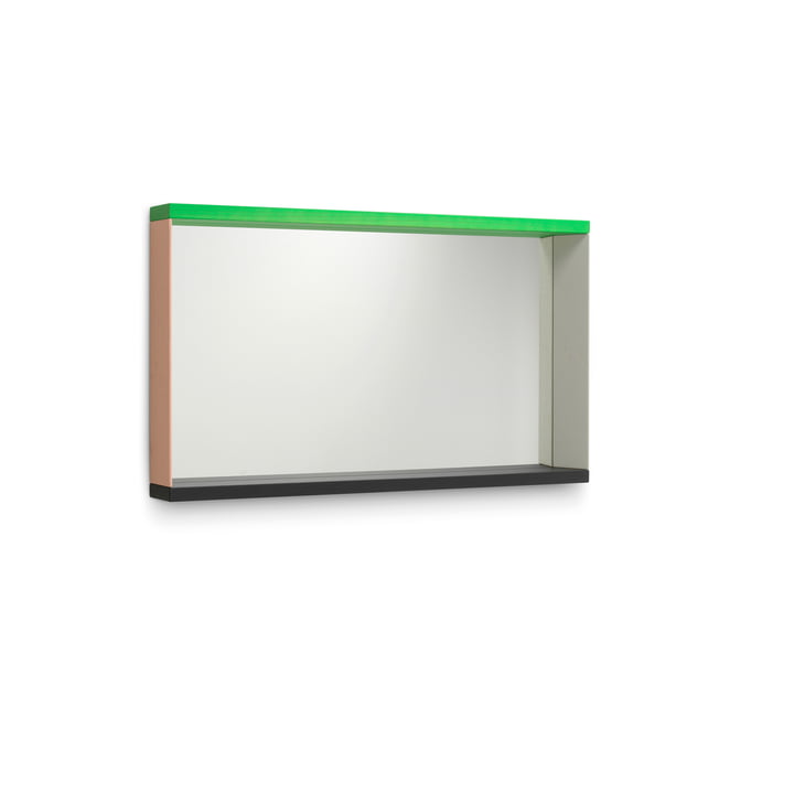 Colour Frame Mirror, medium, green / pink from Vitra