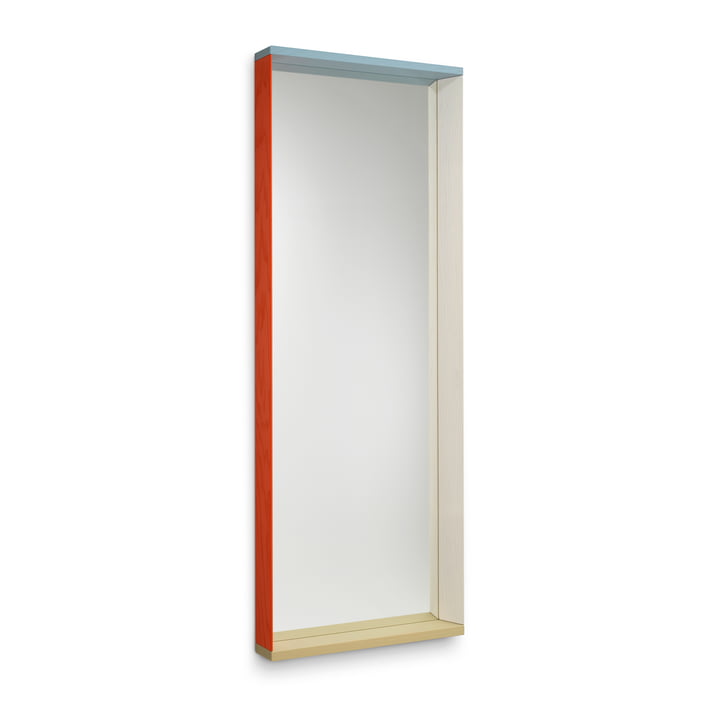 Colour Frame Mirror, large, blue / orange from Vitra