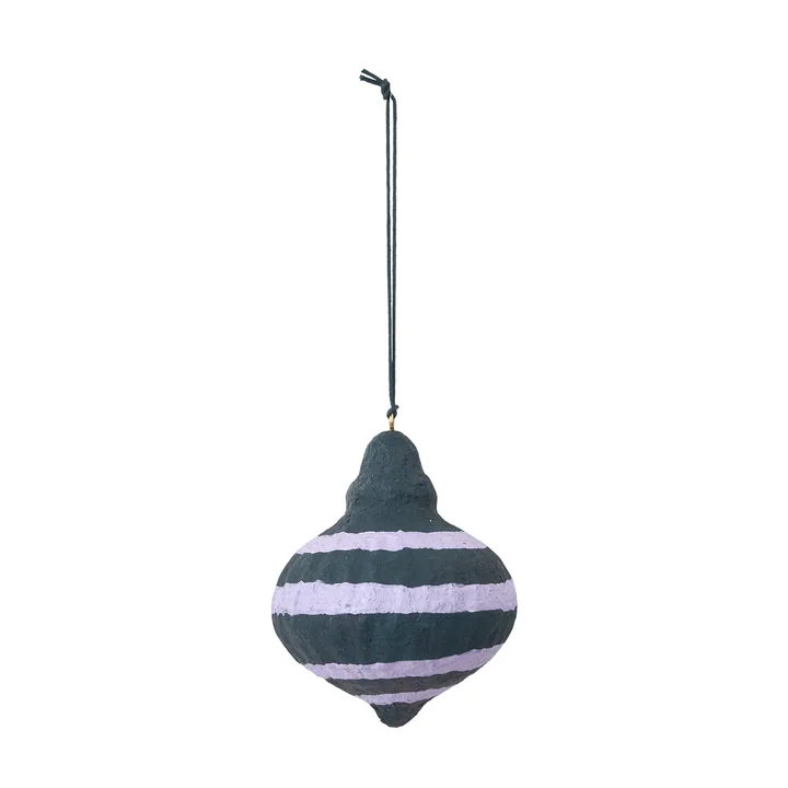 Pulp Spinning Top decorative pendant, Ø7.5 x H9 cm, Orchid Light Purple by Broste Copenhagen