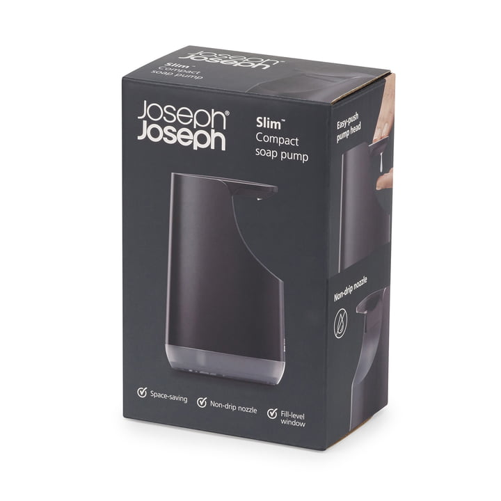 Joseph Joseph - Slim Compact soap dispenser, black