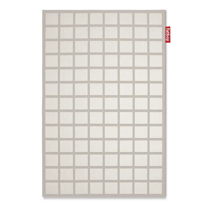 Fatboy - Carpretty Grand Checky outdoor rug, 200 x 290 cm, cream / white