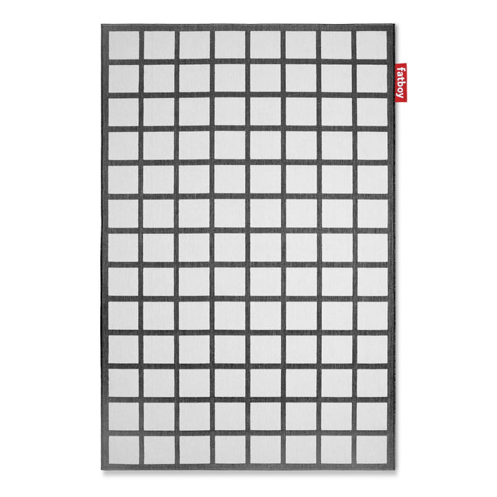 Fatboy - Carpretty Grand Checky outdoor rug, 200 x 290 cm, black / white